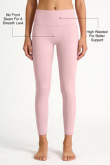 Shift™ High-Waisted No Front Seam Pocketed Sports Leggings | Sports Leggings Best For Running, Yoga & HIIT