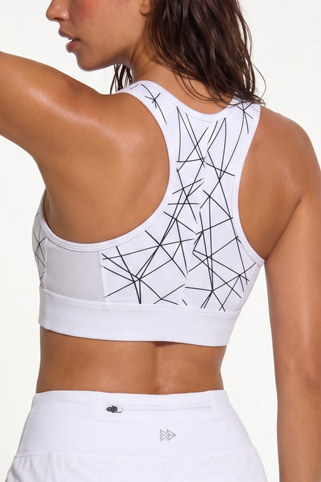 Power™ Zip-Front Mesh Racerback Sports Bra | High Support Best For Running, HIIT & Training - image 59