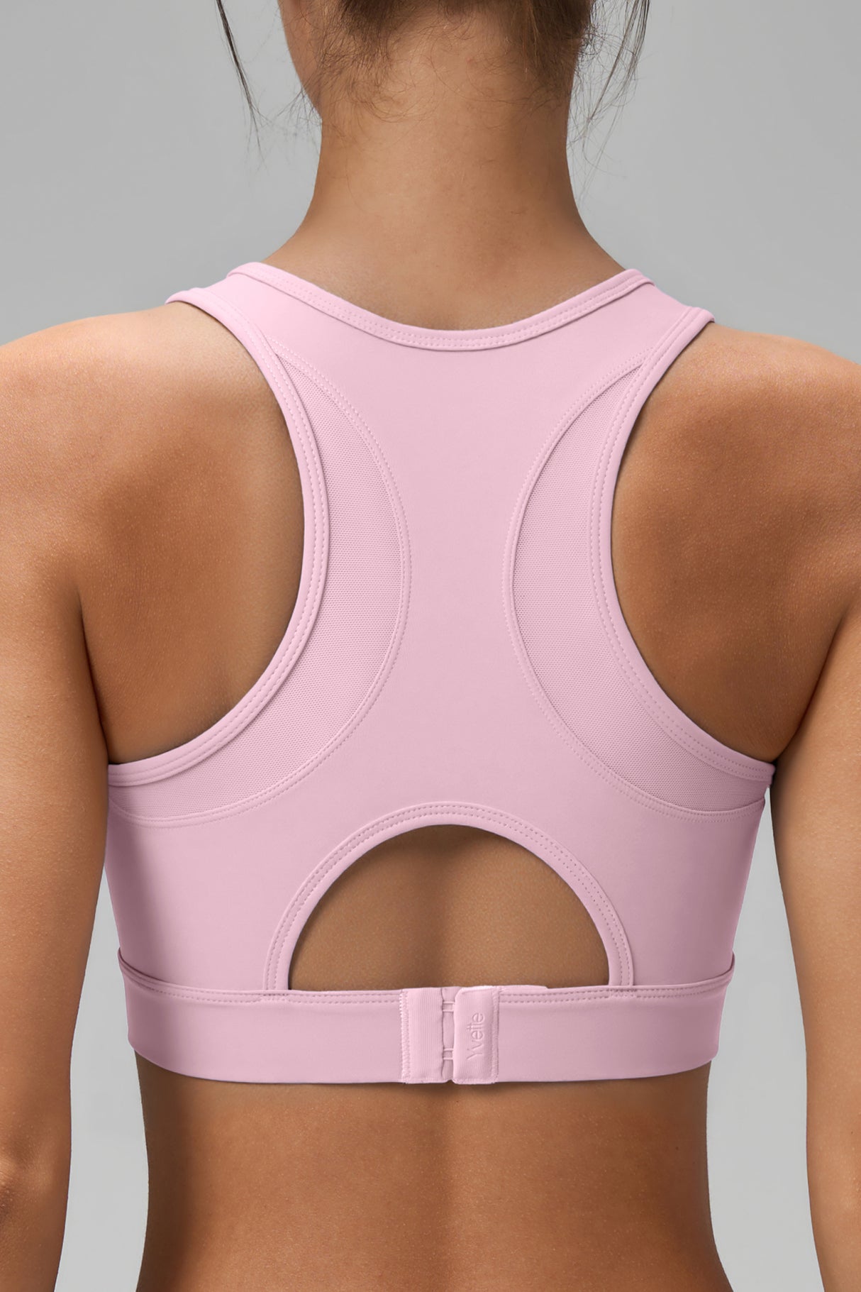 Sculpt™ Racerback Mesh Hook-Back Sports Bra | Women's High Support Sports Bra
