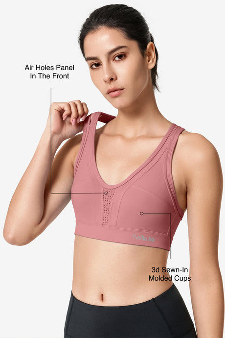 Power™ Cross Back Padded Running Bra | Women's High Support Sports Bra - image 39