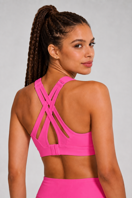 Power™ Adjustable Crisscross Padded Running Bra | Women's High Support Sports Bra - image 61