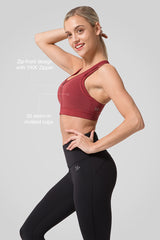 Power™ Zip Front Breathable Full-Coverage Running Bra | Women's High Support Sports Bra