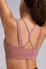 Anywhere™ Cross-back Soft Fixed Cups Yoga Bra | Women's Light Support Sports Bra Best For Yoga, HIIT