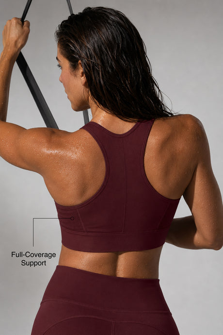 Power™ Zip-Front Mesh Racerback Sports Bra | High Support Best For Running, HIIT & Training - image 50