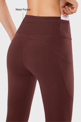 Figurformende Fitness-Leggings mit hoher Taille, 26,5/28 Zoll | Damen-Leggings mit hohem Halt