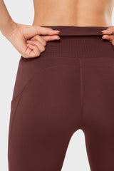 Figurformende Fitness-Leggings mit hoher Taille, 26,5/28 Zoll | Damen-Leggings mit hohem Halt
