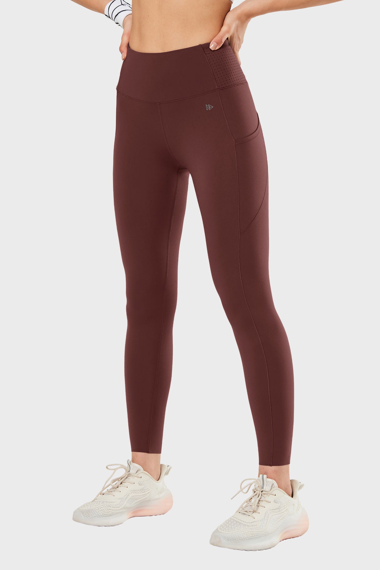 Figurformende Fitness-Leggings mit hoher Taille, 26,5/28 Zoll | Damen-Leggings mit hohem Halt