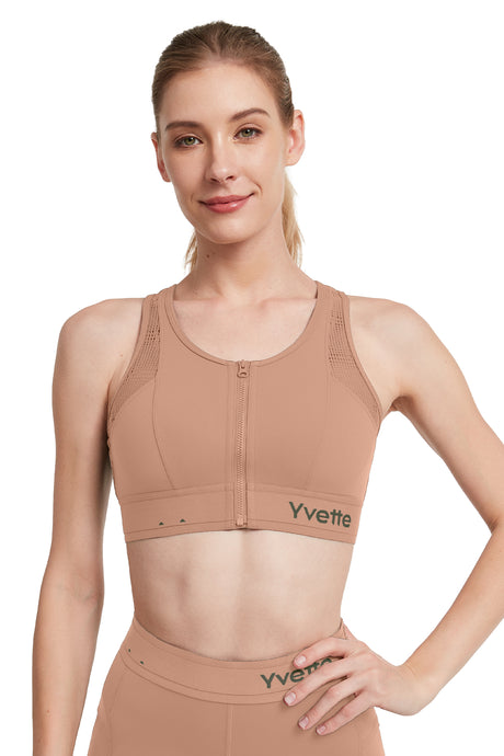 Echo™ Breathable Zip-Front Sustainable High-Support Bra | High-Impact Support Best For Running, HIIT & Training - image 34