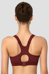 Power™ Adjustable Straps Racerback Padded Running Bra | Women's High Support Sports Bra (Plus Size)