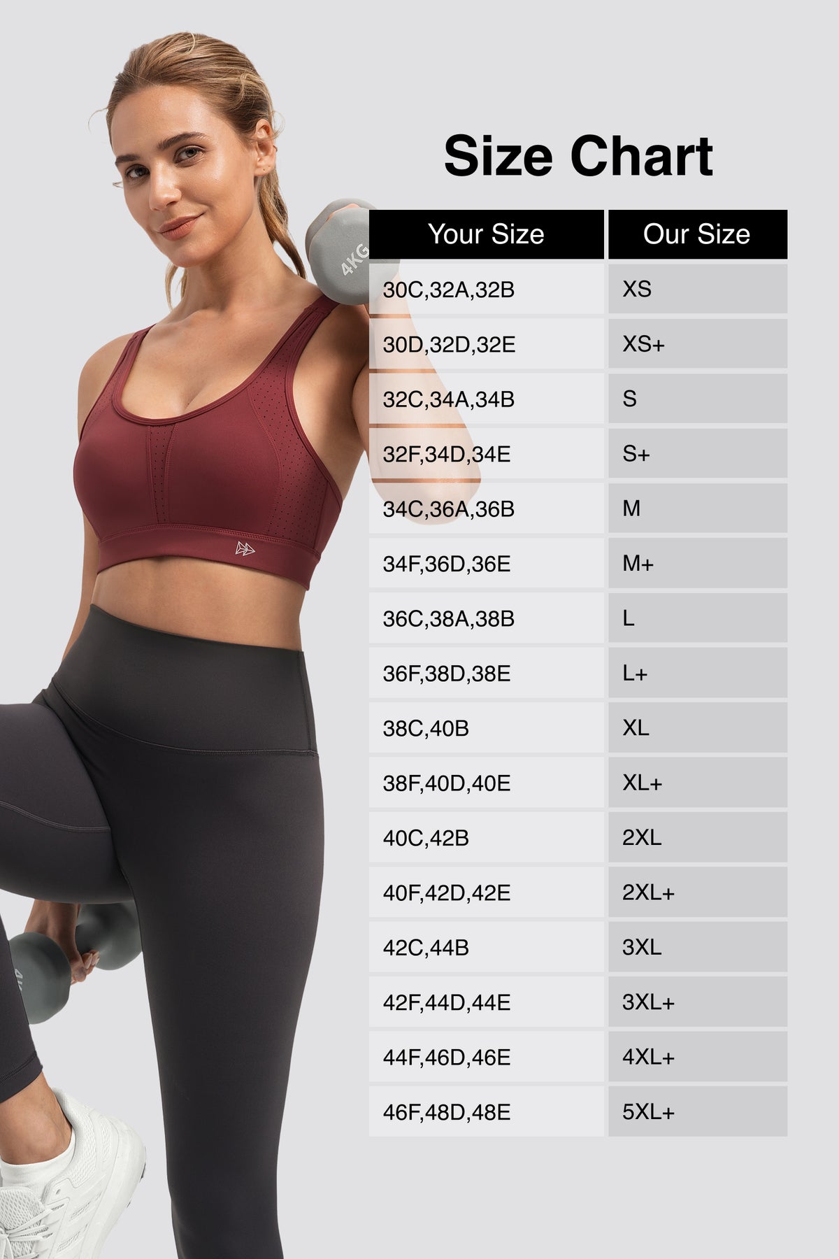 Power? Adjustable Two Style Running Bra | Women's High Support Sports Bra
