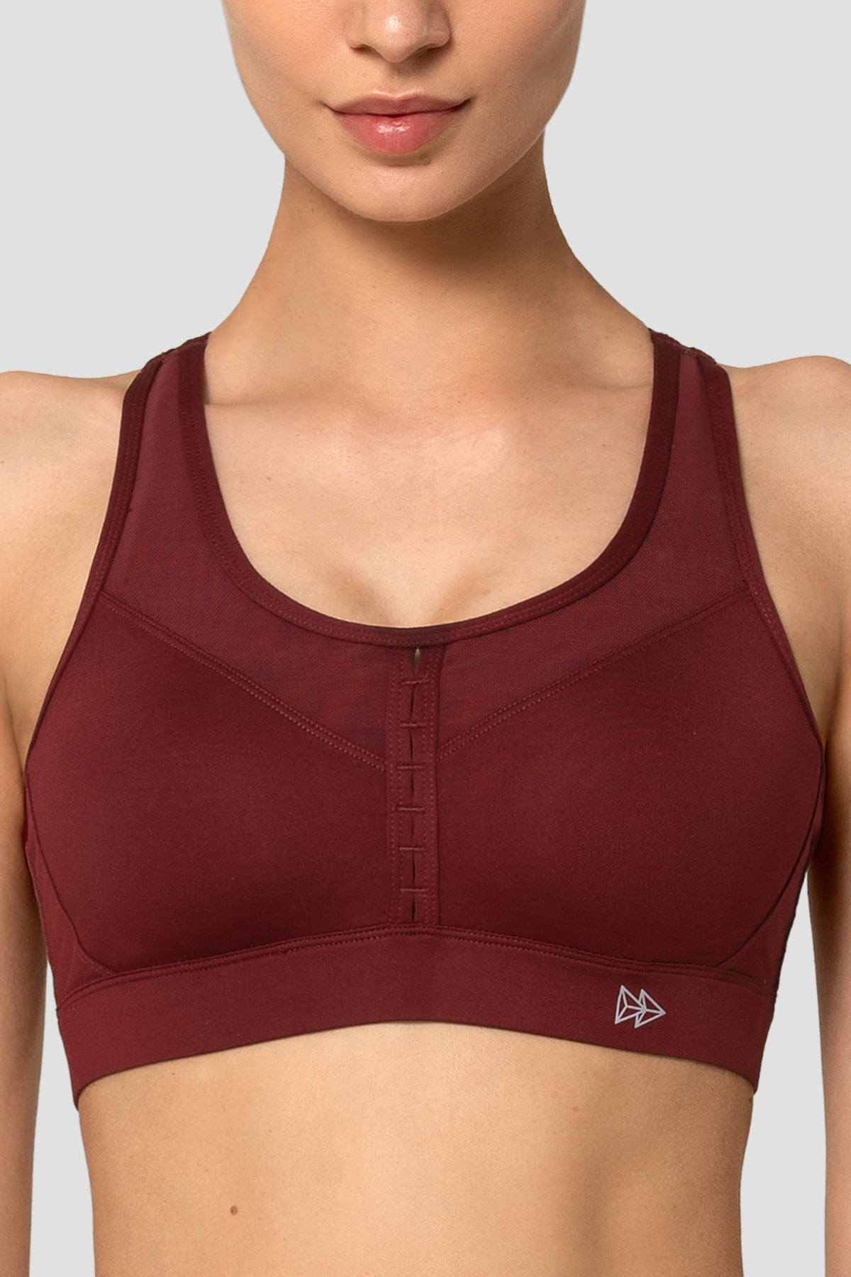 Power™ Adjustable Straps Racerback Padded Running Bra | Women's High Support Sports Bra (Plus Size)