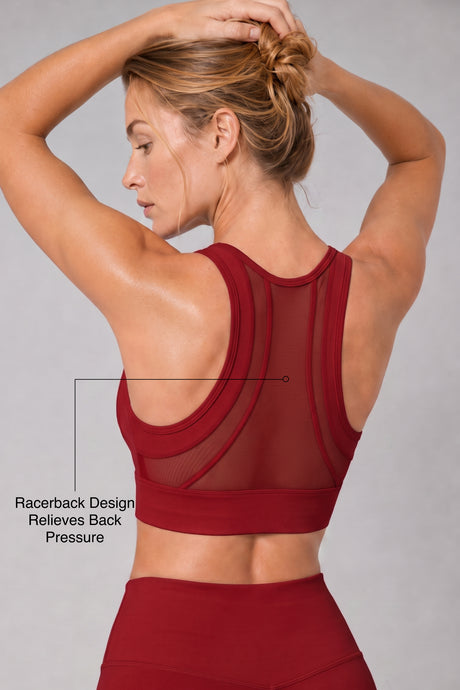 Sculpt™ Zip-Front Full-Back Mesh Racerback Sports Bra | High-Impact Support for Running, Gym & Training - image 31
