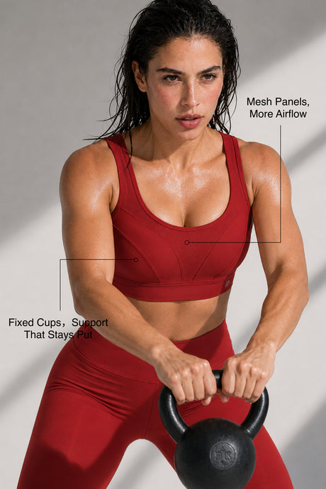 Shift™ Breathable Adjustable Support Padded Bra | Women's Medium Support Sports Bra - image 57
