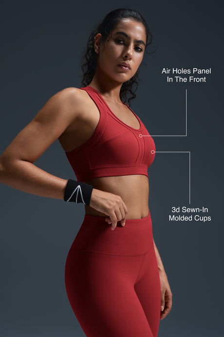Power™ Cross Back Padded Running Bra | Women's High Support Sports Bra - image 75