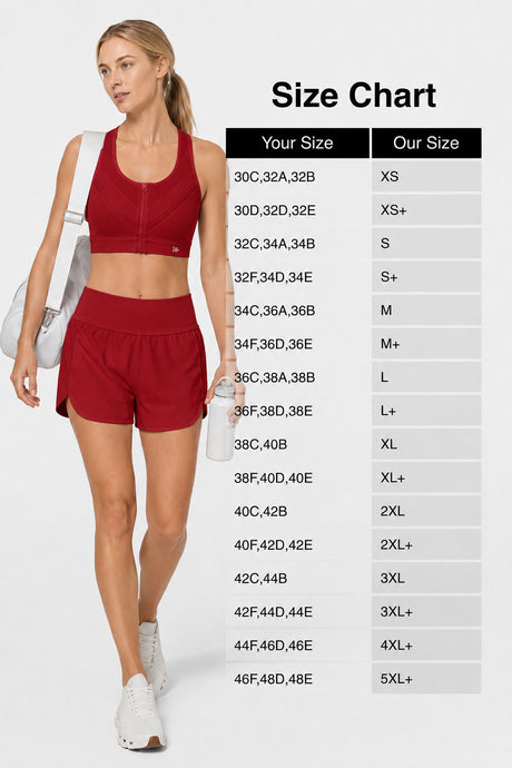 Enfold Zip Mesh Vadderad Löpar-BH | Sport-BH med Högt Stöd för Damer - image 4