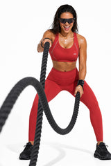 Sculpt™ Racerback Full-Coverage Breathable Sports Bra | High Support with Bounce Control & Mesh for Running, HIIT & Training
