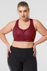 Power™ Zip Front Adjustable High Support Sports Bra | Women's High Support Sports Bra