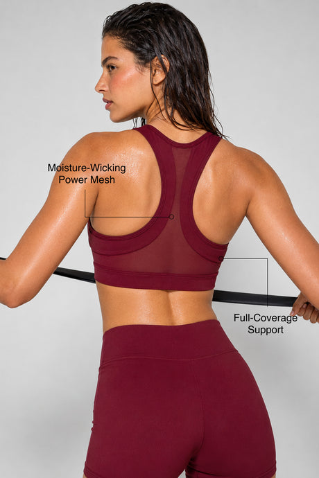 Enfold™ Front-Zip Breathable Racerback Sports Bra | High-Impact Support for Running, HIIT & Training - image 2