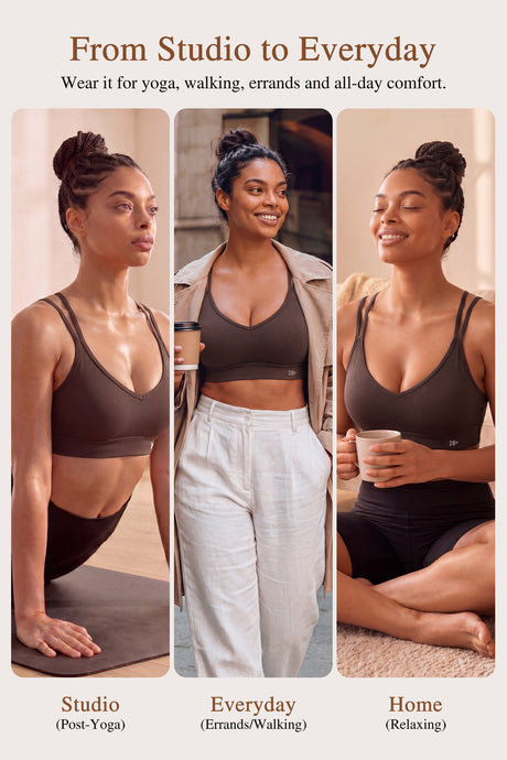 Anywhere™ Breathable Soft Bra for Yoga & Everyday Wear | Women's Light Support Sports Bra - image 6