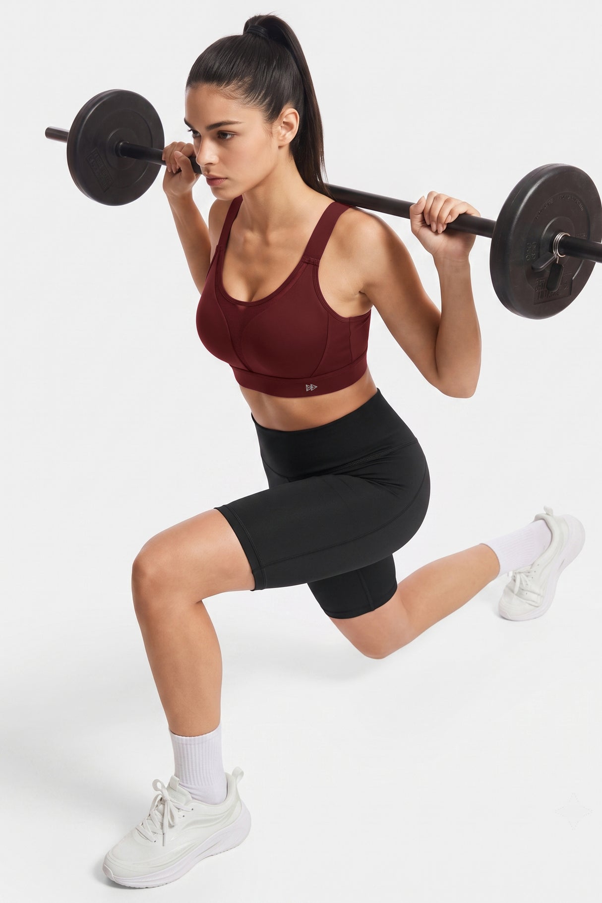 Shift™ Adjustable-Strap Front-Mesh Sports Bra | High-Impact Support for Running, HIIT, Yoga & Training