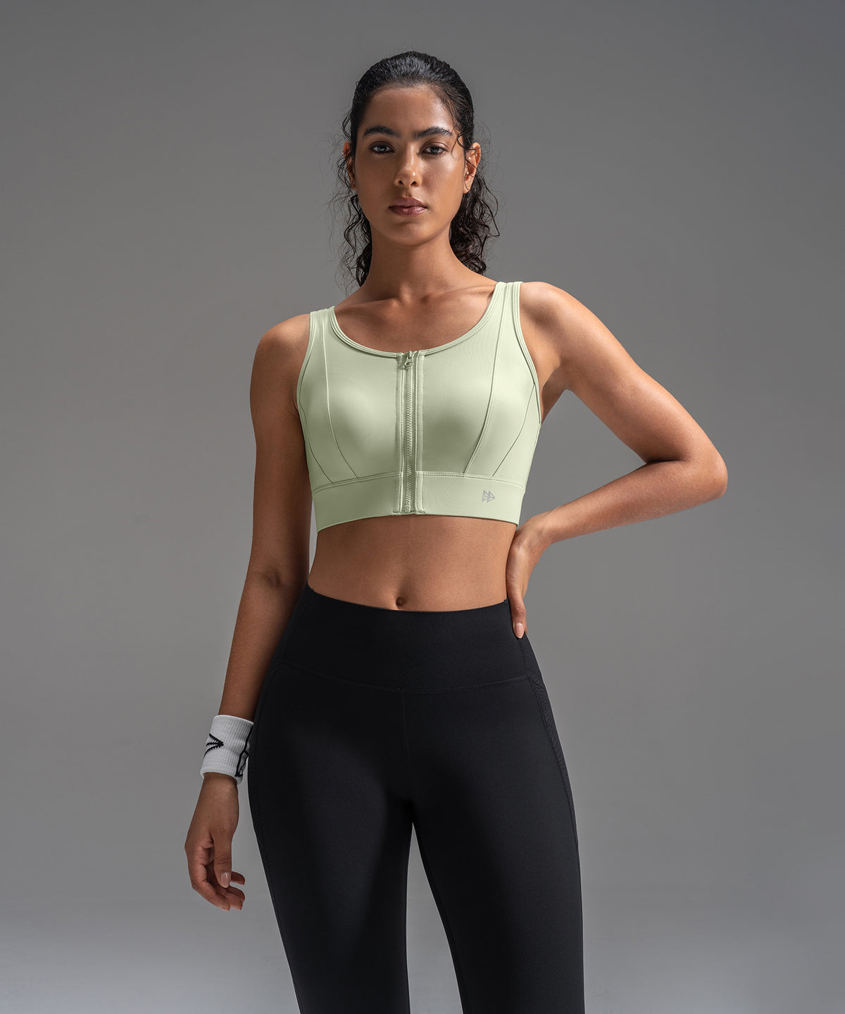 Power Mesh Sweetheart Neck Back Sport-bh | Sport-bh med högt stöd för kvinnor