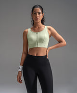 Power Mesh Sweetheart Neck Back Sport-bh | Sport-bh med högt stöd för kvinnor