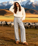 Pantalones ajustables Anywhere Cozy con forro polar de 73 cm | Pantalones deportivos para mujer