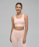Anywhere Side Mesh Doppelträger-Yoga-BH | Leicht stützender Sport-BH für Damen