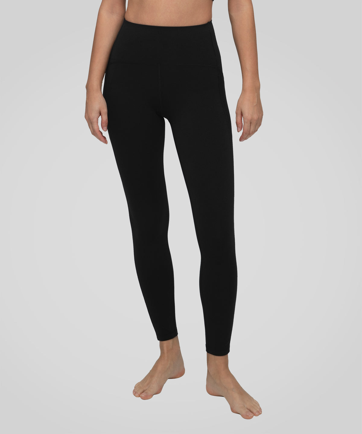Anywhere Andningsbara Sidomesh Leggings med Logotyptryck, 65 cm | Lätta stödleggings för kvinnor