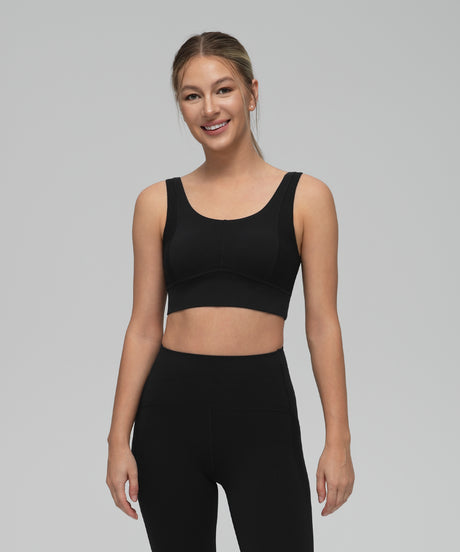 Anywhere™ Side Mesh Double Strap Yoga Bra| Women's Light Support Sports Bra - image 2