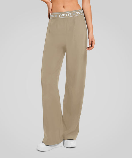 Shift™ Urban Letter Print Wide Leg Pants 27''| Women's Sports Pants