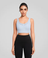Reggiseno da corsa imbottito traspirante Power Cross Back | Reggiseno sportivo ad alto sostegno da donna