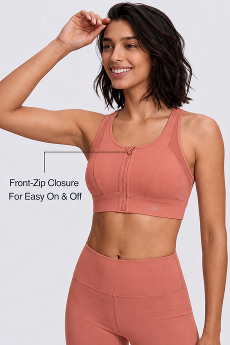Power Cross Racerback Lauf-BH | Damen-Sport-BH mit starkem Halt
