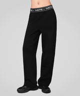 Shift™ Letter Print Fleece Lined Wide Leg Pants 27"| Women's Sports Pants
