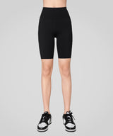 Pantaloncini elasticizzati a vita alta Echo con tasche laterali, 9'' | Pantaloncini da corsa ad alto sostegno da donna