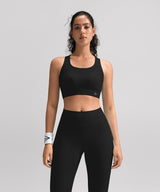 Power Multi-seam Mesh Neckline Löpar-BH | Sport-BH med högt stöd för kvinnor