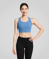 Nahtloser, bequemer Mesh-Lauf-BH für überall | Leicht stützender Sport-BH für Damen