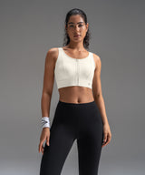 Power Mesh Sweetheart Neck Back Sport-bh | Sport-bh med högt stöd för kvinnor