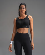 Power Mesh Sweetheart Neck Back Sport-bh | Sport-bh med högt stöd för kvinnor