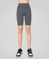 Echo Stretchy High Waist Shorts mit Seitentaschen 9'' | Damen Laufshorts mit starkem Halt