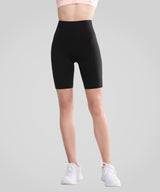 Nahtlose, rutschfeste Shift-Shorts mit hoher Taille, 8" | Laufshorts mit starkem Halt für Damen