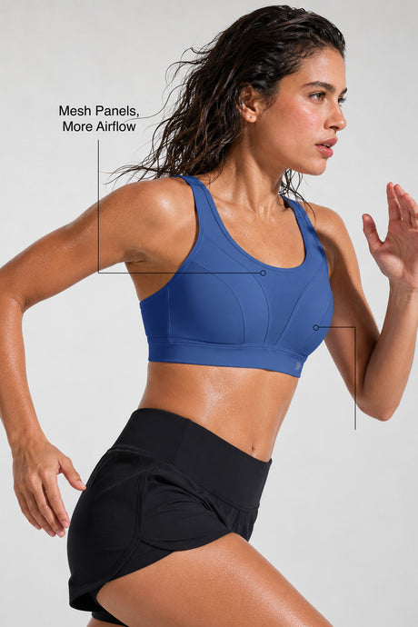 Shift™ Breathable Adjustable Support Padded Bra | Women's Medium Support Sports Bra - image 51