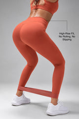 Echo löparleggings med hög midja 67 cm | Damleggings med högt stöd
