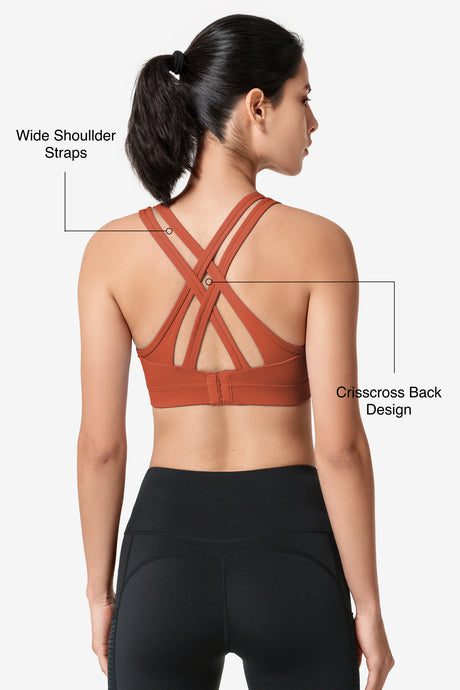 Power™ Cross Back Padded Running Bra | Women's High Support Sports Bra - image 14