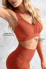 Power™ Adjustable Straps Cross-Back Sports Bra | High-Impact Bounce Control Without Flattening for Running, HIIT & Training