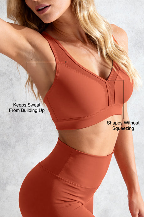 Power™ Adjustable Straps Cross-Back Sports Bra | High-Impact Bounce Control Without Flattening for Running, HIIT & Training - image 12