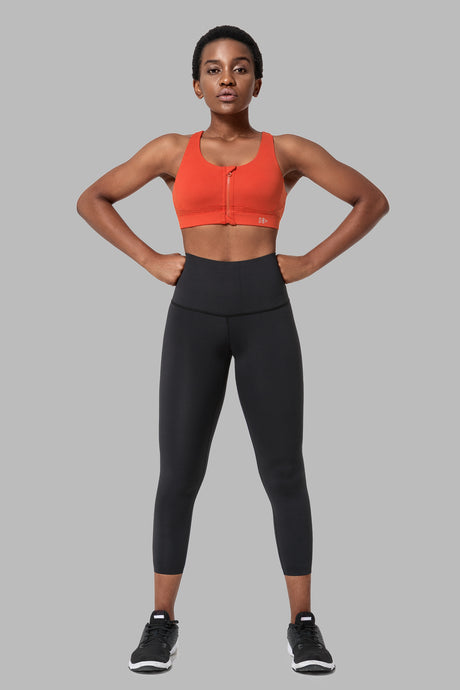 Power™ Zip Front Criss Cross High Support Running Bra | Women's High Support Sports Bra (Plus Size) - image 6