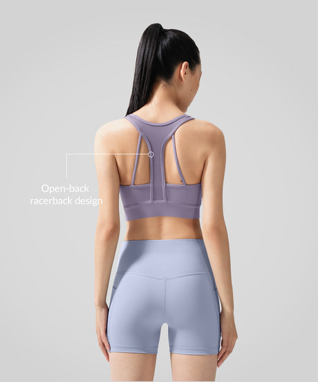 Anywhere™ V-neck New-style Racerback Yoga Bra| Women's Light Support Sports Bra - image 2
