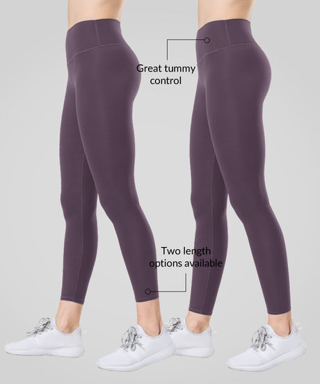 Sömlösa, stretchiga yogaleggings med hög midja | Lätta stödleggings för kvinnor - image 3