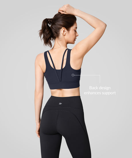Anywhere™ Scoop Neck Minimal Seams Running Bra | Women's Light Support Sports Bra - image 2